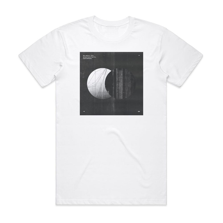 65daysofstatic Supermoon Album Cover T-Shirt White