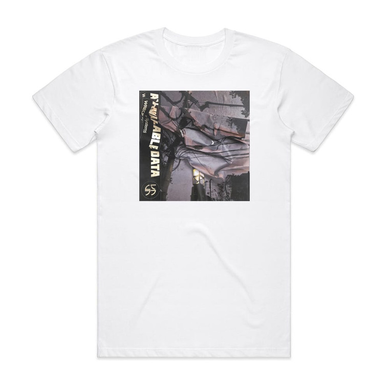 65daysofstatic Available Data Album Cover T-Shirt White