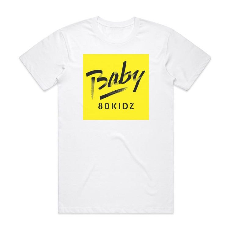 80kidz Baby 1 Album Cover T-Shirt White