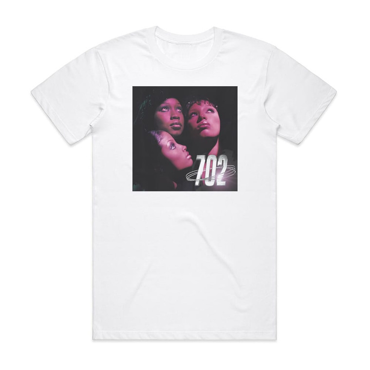 702 702 Album Cover T-Shirt White