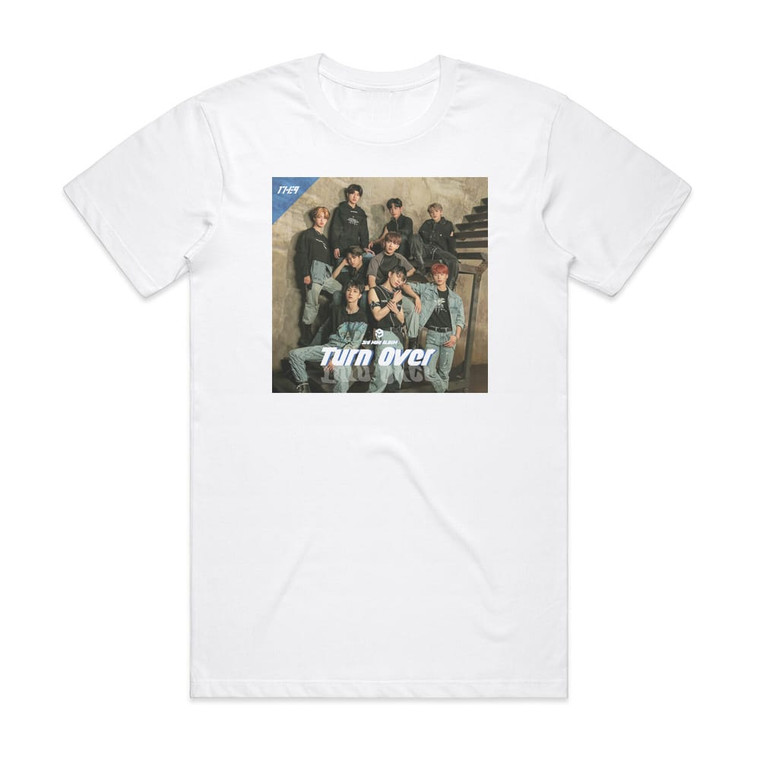 1THE9 Turn Over Album Cover T-Shirt White