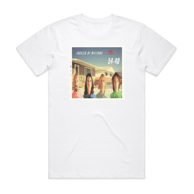 54-40 Trusted By Millions Album Cover T-Shirt White