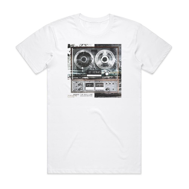 10 Years Minus The Machine Album Cover T-Shirt White