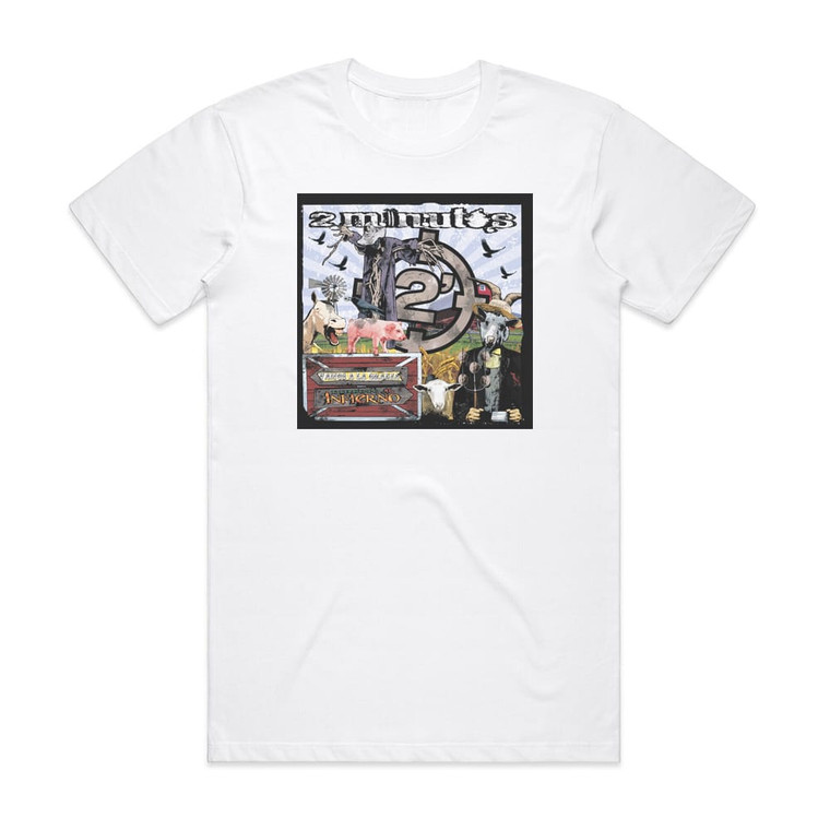 2 Minutos Vamos A La Granja Directo Al Infierno Album Cover T-Shirt White