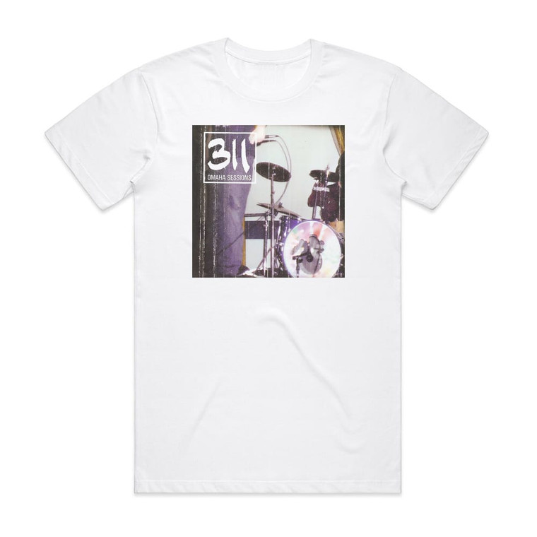 311 Omaha Sessions Album Cover T-Shirt White