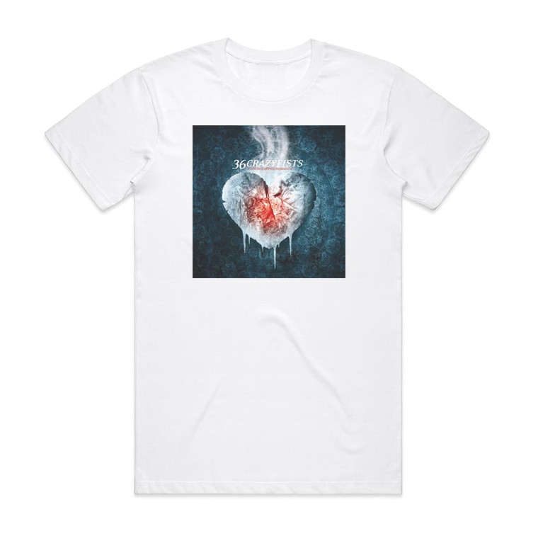 36 Crazyfists A Snow Capped Romance Album Cover T-Shirt White