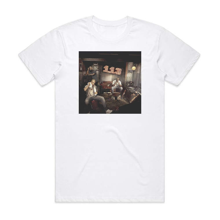 113 113 Degrs Album Cover T-Shirt White
