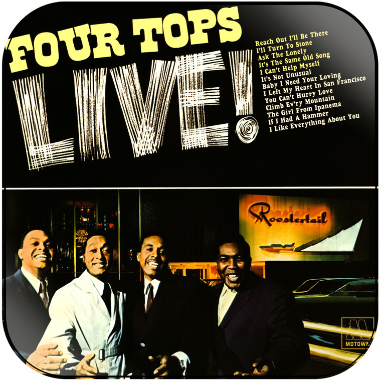 Four Tops Four Tops Live Album Cover Sticker