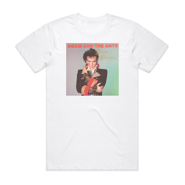 Adam and The Ants Prince Charming Album Cover T-Shirt White