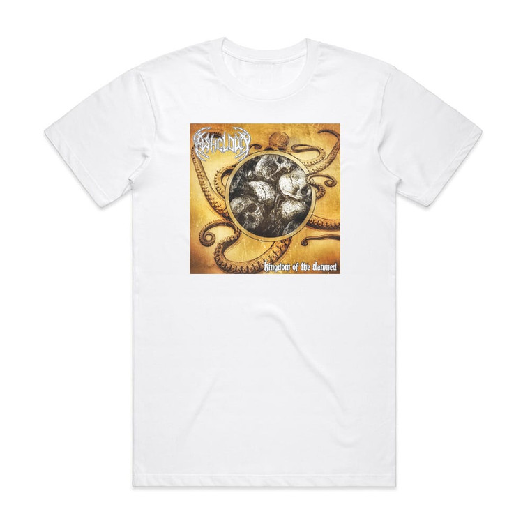 Ashcloud Kingdom Of The Damned Album Cover T-Shirt White