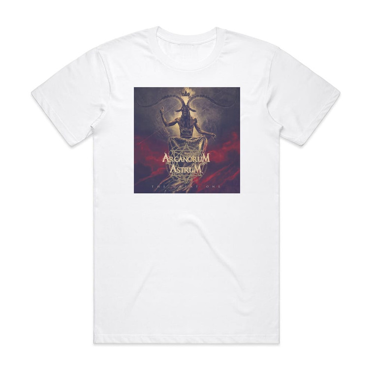 Arcanorum Astrum The Great One Album Cover T-Shirt White Arcanorum Astrum The Great One Album Cover T-Shirt White