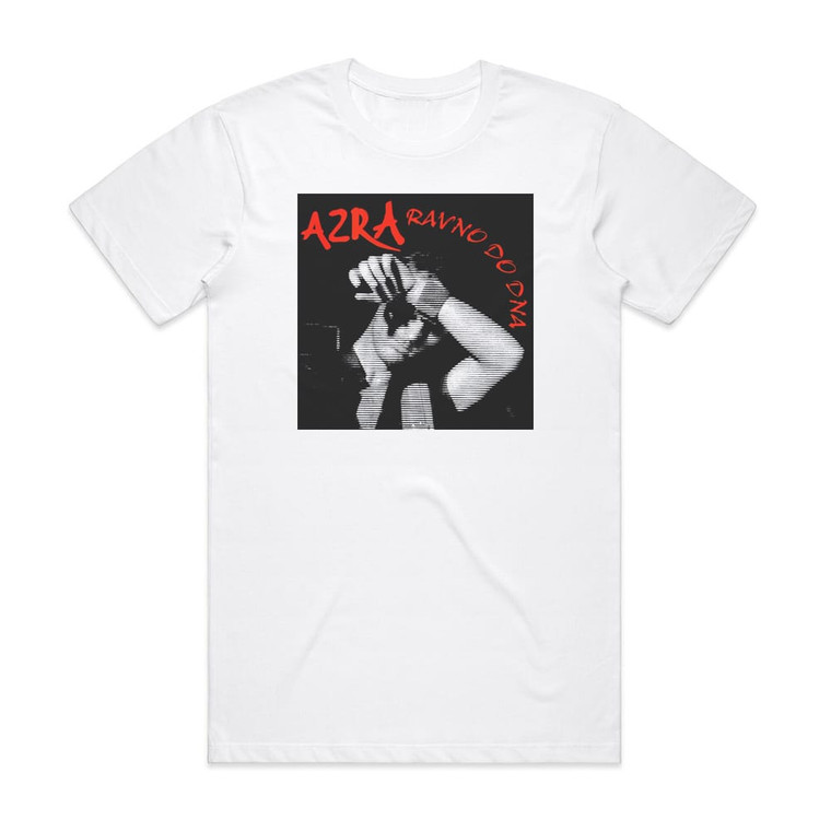 Azra Ravno Do Dna Album Cover T-Shirt White