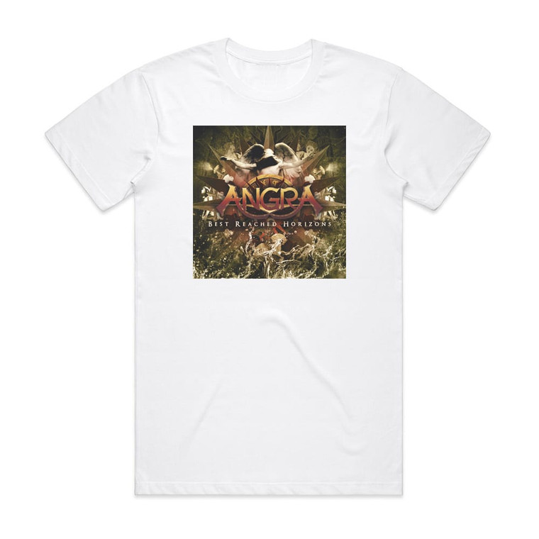 Angra Best Reached Horizons Album Cover T-Shirt White