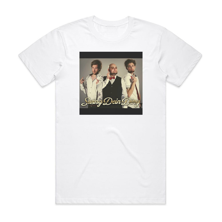 Apecrime Swing Dein Ding Album Cover T-Shirt White