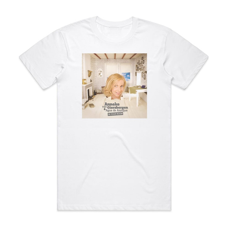 Anneke van Giersbergen In Your Room Album Cover T-Shirt White