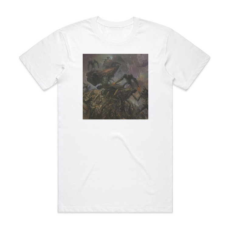 Artificial Brain Labyrinth Constellation Album Cover T-Shirt White