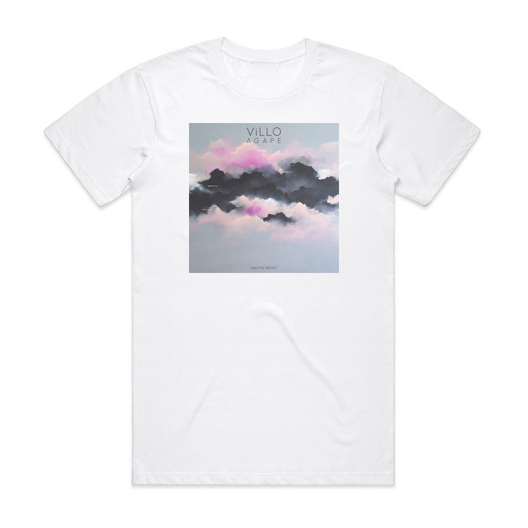 AWITW Villo Remixes Album Cover T-Shirt White