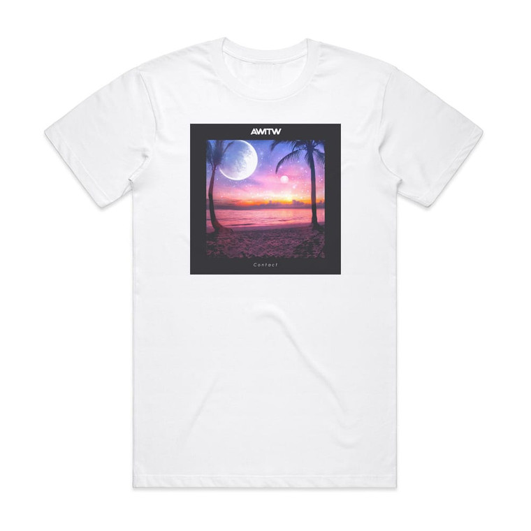 AWITW Contact Album Cover T-Shirt White AWITW Contact Album Cover T-Shirt White