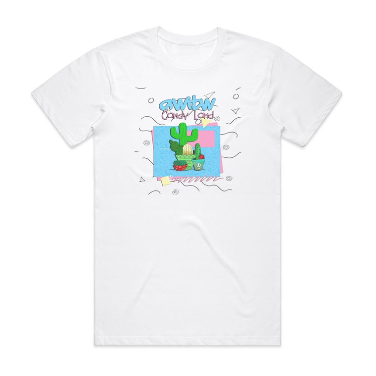 AWITW Candy Land Album Cover T-Shirt White AWITW Candy Land Album Cover T-Shirt White