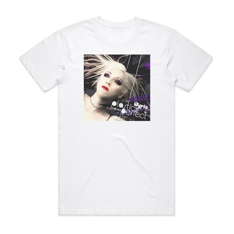 Ayria Plastic Makes Perfect Album Cover T-Shirt White