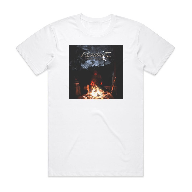 Adavant A Light Cut Through The Void Album Cover T-Shirt White