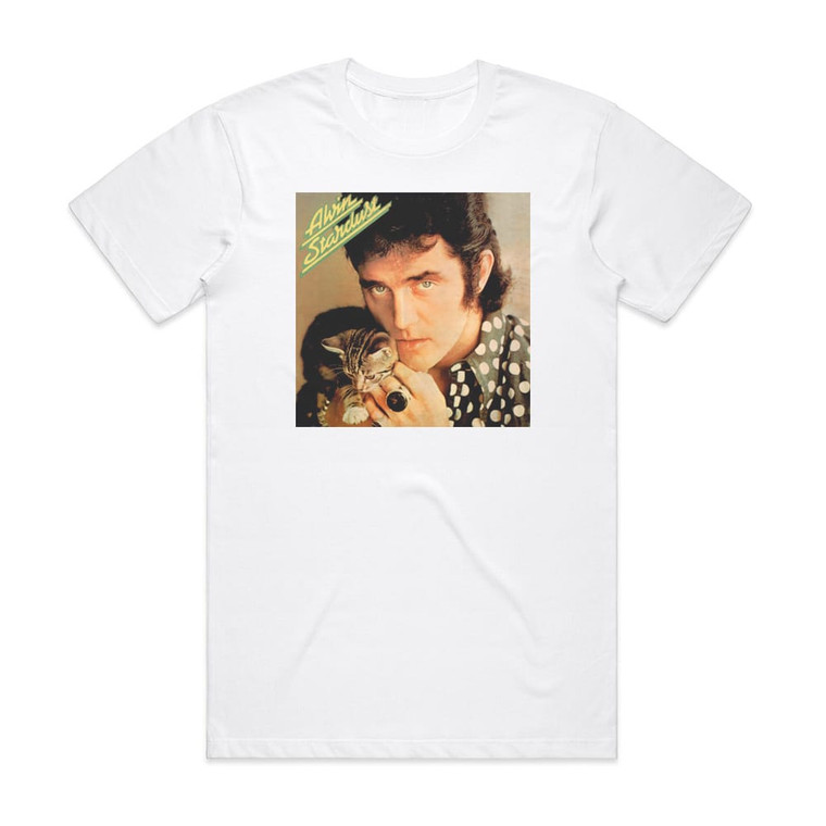 Alvin Stardust Alvin Stardust Album Cover T-Shirt White