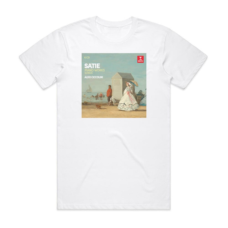 Aldo Ciccolini Piano Works Songs Album Cover T-Shirt White
