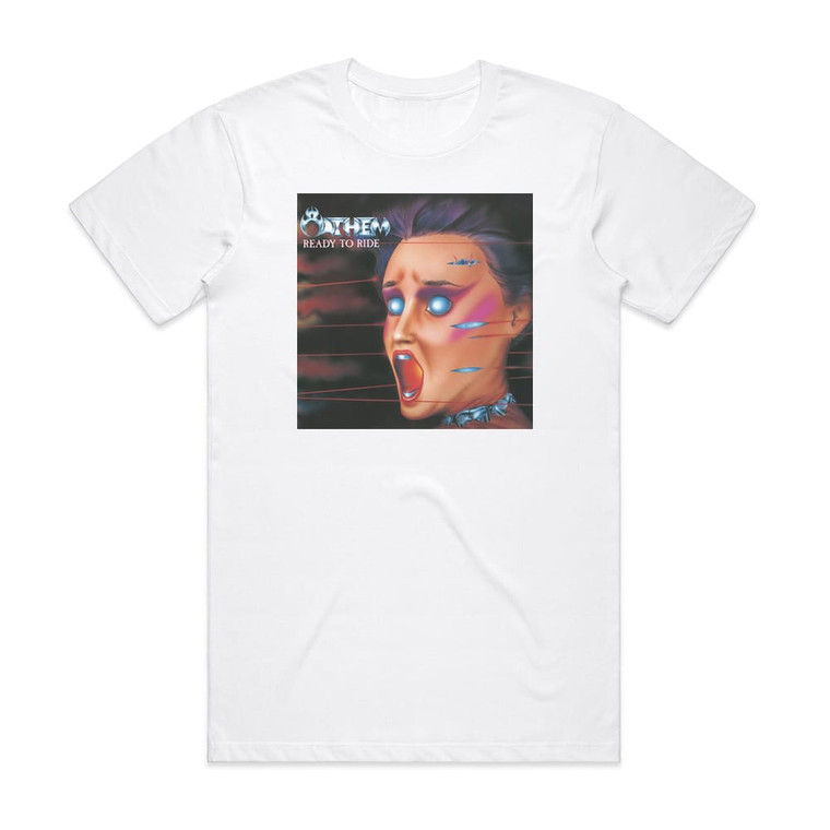 Anthem Ready To Ride Album Cover T-Shirt White