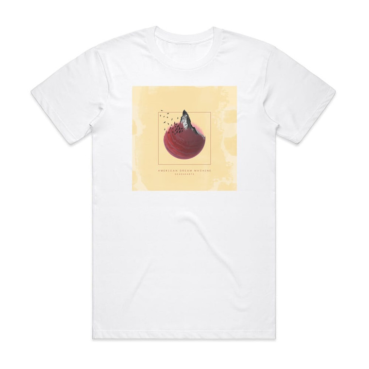 American Dream Machine Deadhearts 1 Album Cover T-Shirt White
