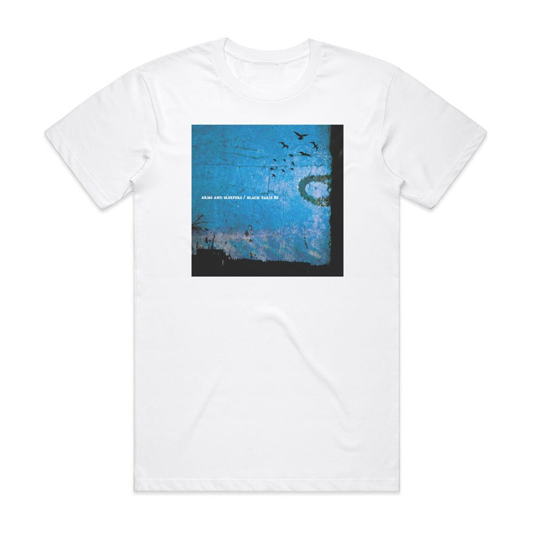 Arms and Sleepers Black Paris 86 Album Cover T-Shirt White