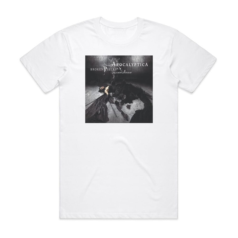 Apocalyptica Broken Pieces Album Cover T-Shirt White