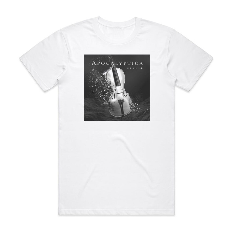 Apocalyptica Cell 0 Album Cover T-Shirt White
