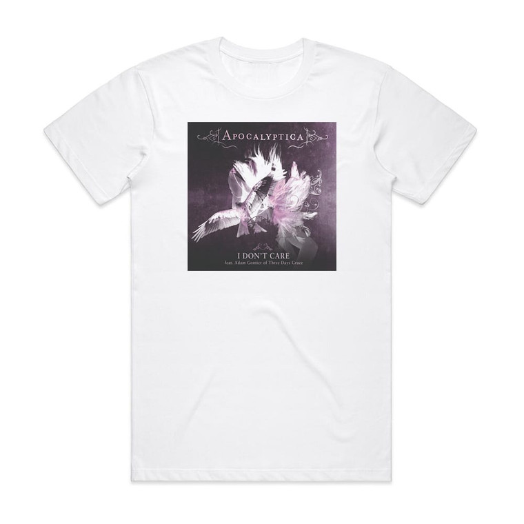 Apocalyptica I Dont Care Album Cover T-Shirt White