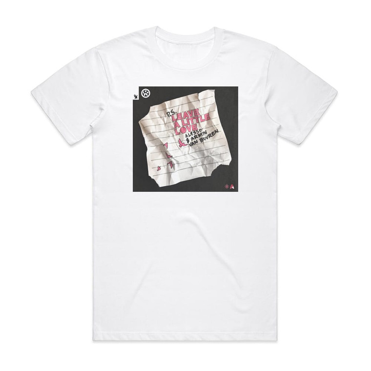 Alesso Leave A Little Love 1 Album Cover T-Shirt White