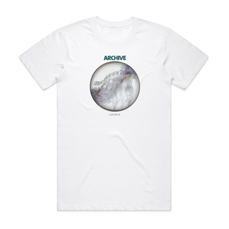 Archive Lights Album Cover T-Shirt White