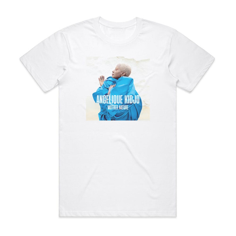 Angelique Kidjo Mother Nature Album Cover T-Shirt White