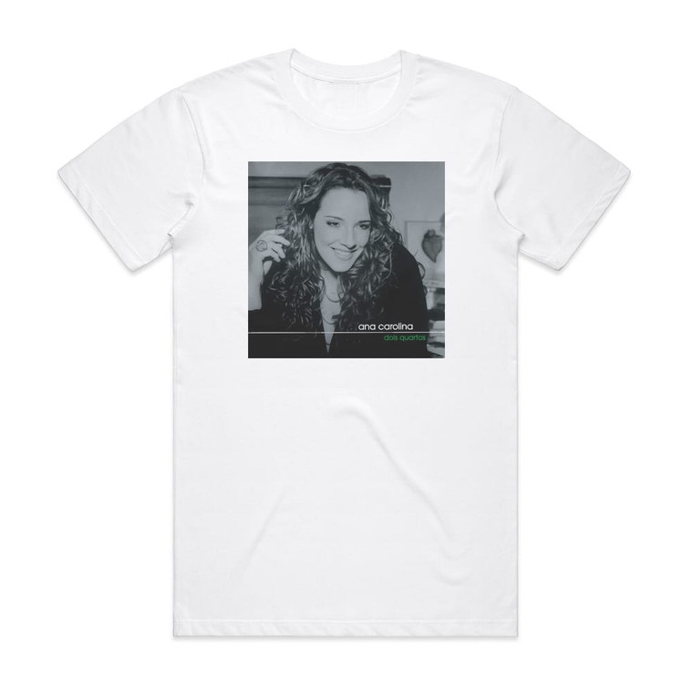 Ana Carolina Dois Quartos Album Cover T-Shirt White