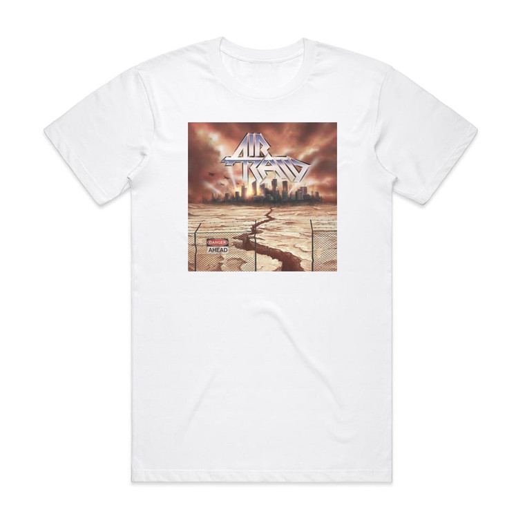 Air Raid Danger Ahead Album Cover T-Shirt White