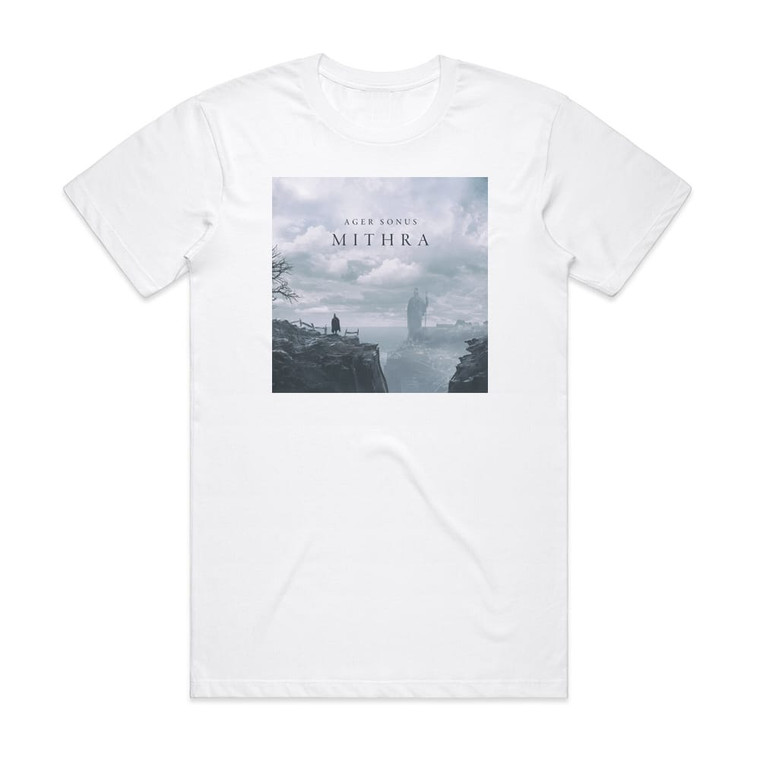 Ager Sonus Mithra Album Cover T-Shirt White