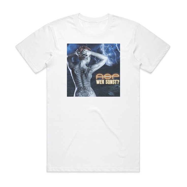 ASP Wer Sonst Im Mrchenland Album Cover T-Shirt White