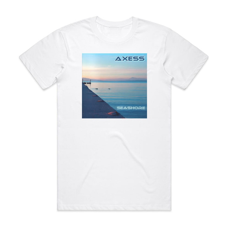 Axess Seashore Album Cover T-Shirt White