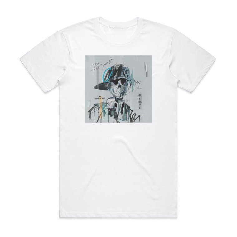 amazarashi Empty 7 Album Cover T-Shirt White