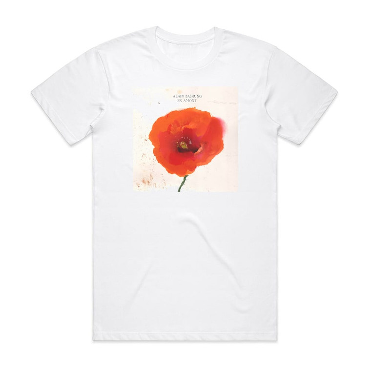 Alain Bashung En Amont Album Cover T-Shirt White