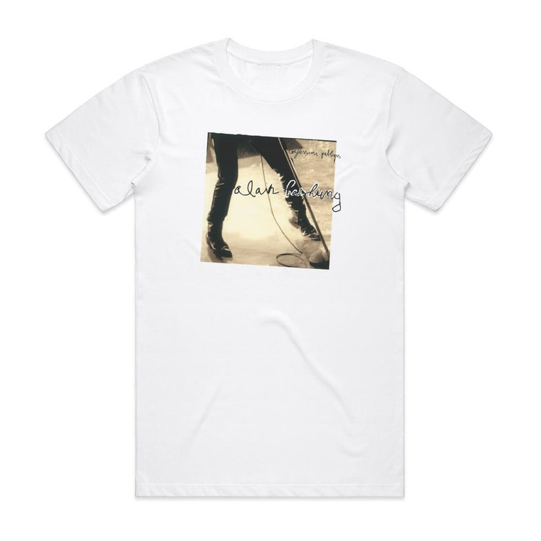 Alain Bashung Confessions Publiques Album Cover T-Shirt White