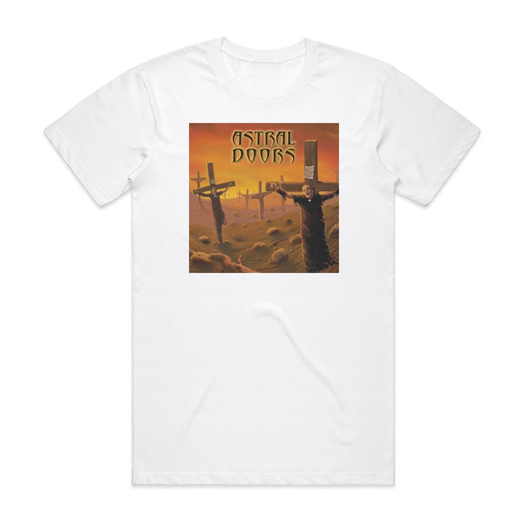 Astral Doors Of The Son And The Father Album Cover T-Shirt White