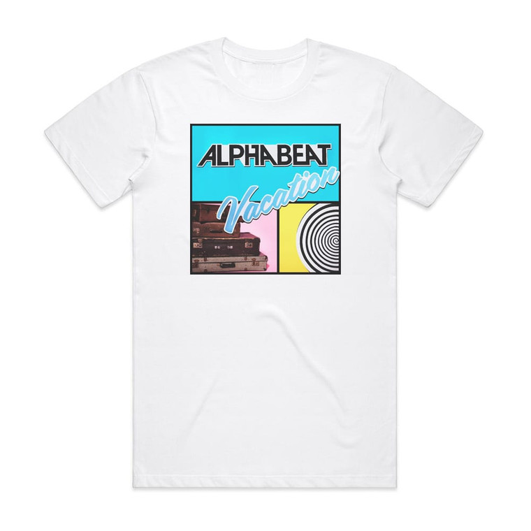 Alphabeat Vacation Album Cover T-Shirt White