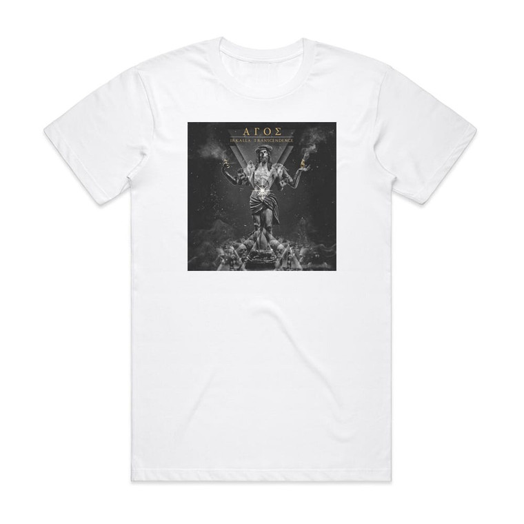 Agos Irkalla Transcendence Album Cover T-Shirt White