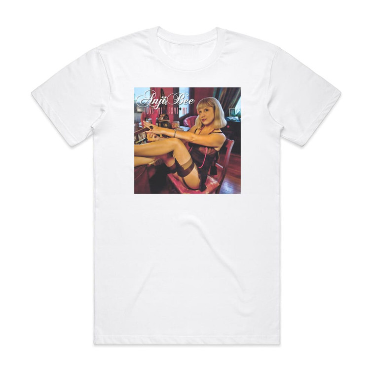 Anji Bee Love Me Leave Me Album Cover T-Shirt White