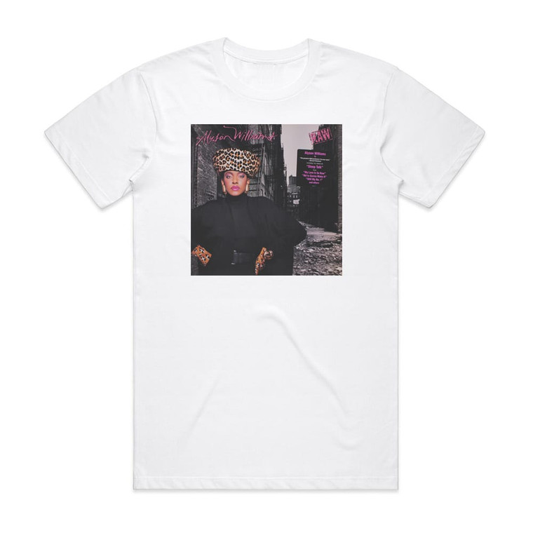 Alyson Williams Raw Album Cover T-Shirt White