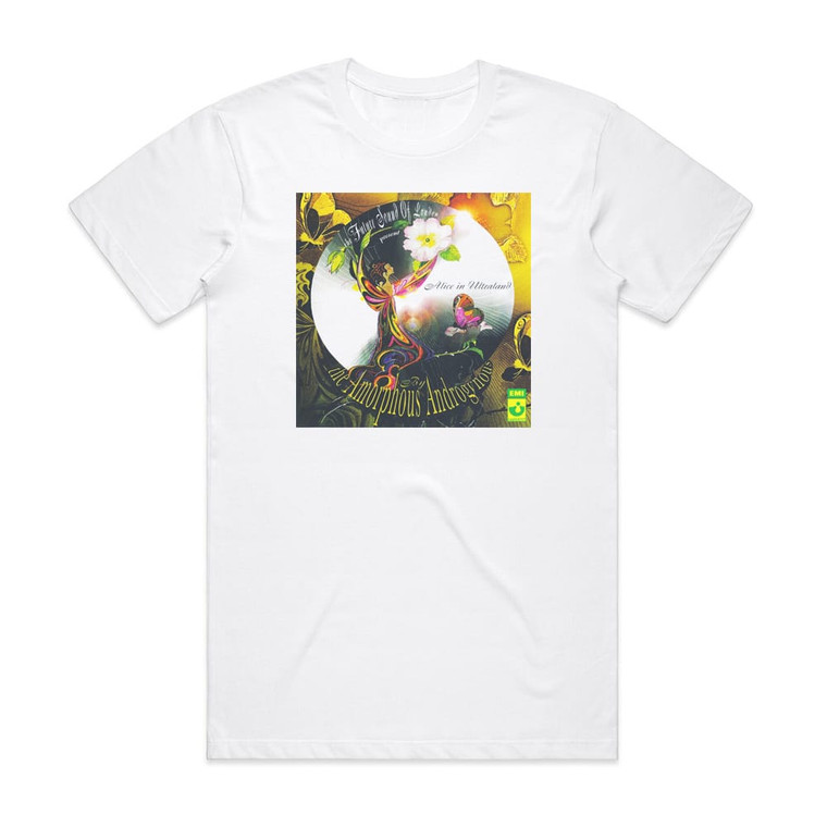Amorphous Androgynous Alice In Ultraland Album Cover T-Shirt White